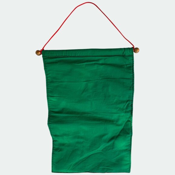 Vintage Nativity Scene Fabric Advent Calendar With Pockets & Red Hanging Cord - Picture 7 of 9